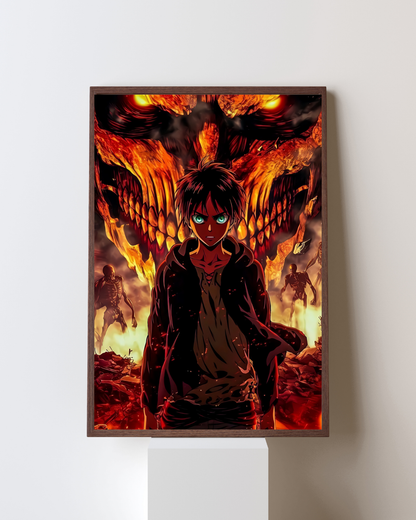ATTACK ON TITAN EREN YEAGER POSTER 14