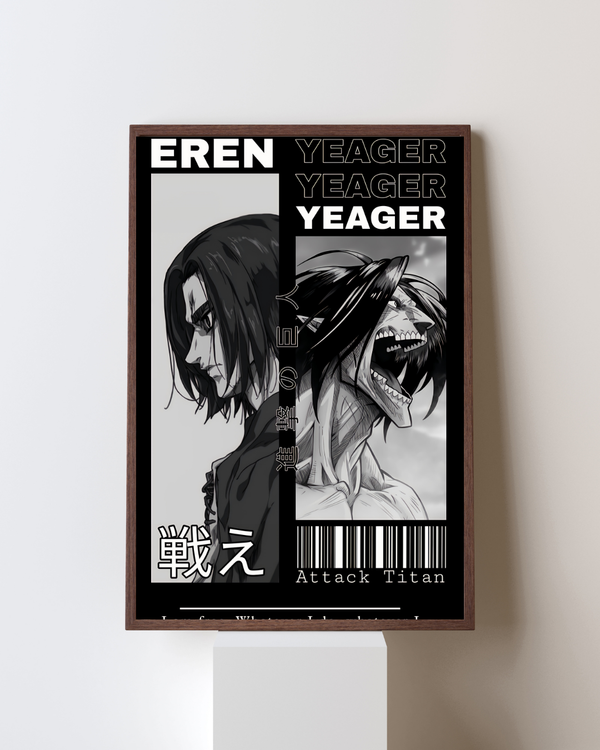 ATTACK ON TITAN EREN YEAGER POSTER 15