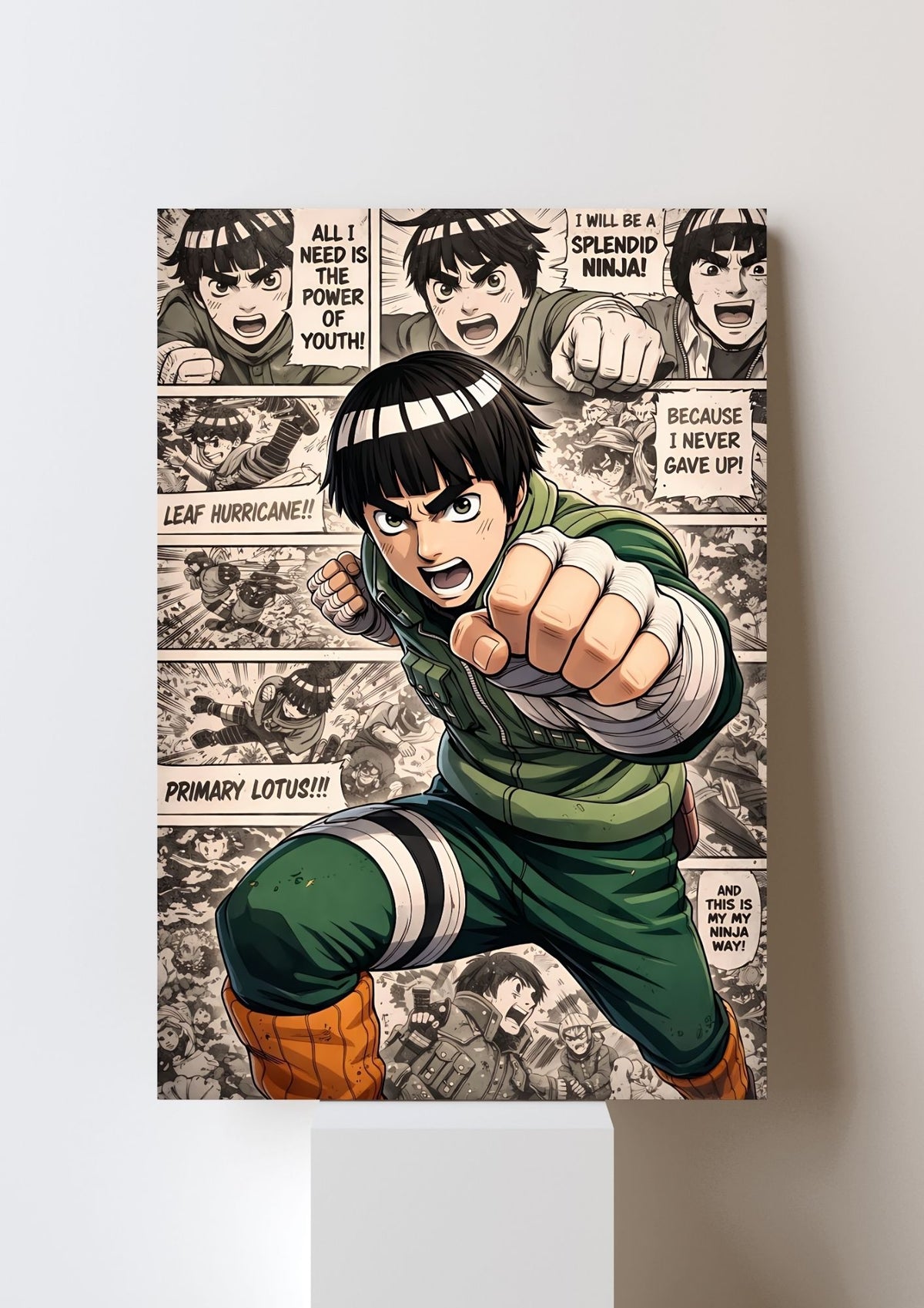ROCK LEE & NARUTO POSTER 03