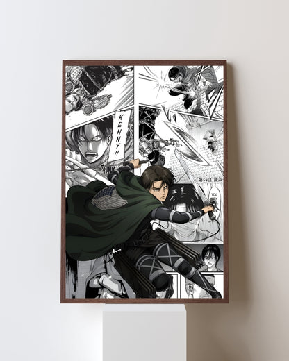 ATTACK ON TITAN LEVI ACKERMAN POSTER 13