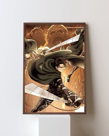 ATTACK ON TITAN LEVI ACKERMAN POSTER 15