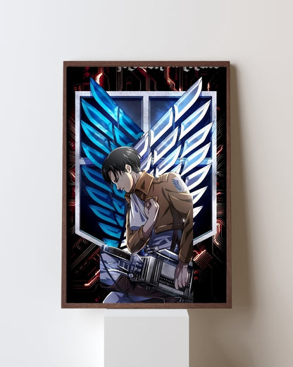 ATTACK ON TITAN LEVI ACKERMAN POSTER 17