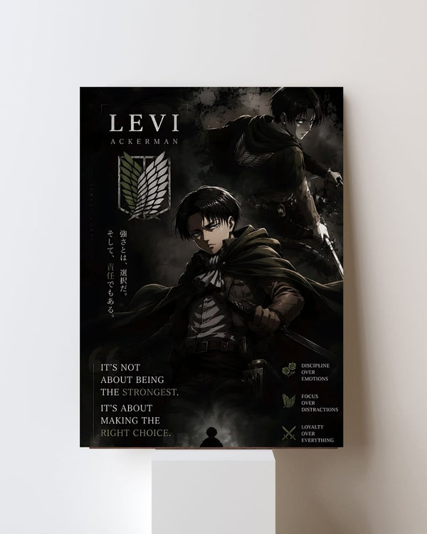 ATTACK ON TITAN LEVI ACKERMAN POSTER 23