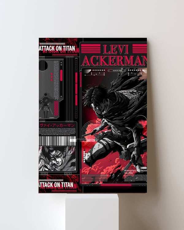 ATTACK ON TITAN LEVI ACKERMAN POSTER 27