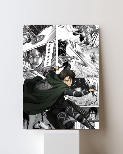ATTACK ON TITAN LEVI ACKERMAN POSTER 29