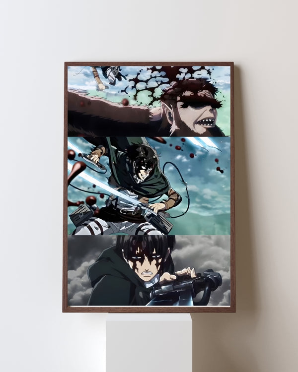 ATTACK ON TITAN LEVI ACKERMAN POSTER 07