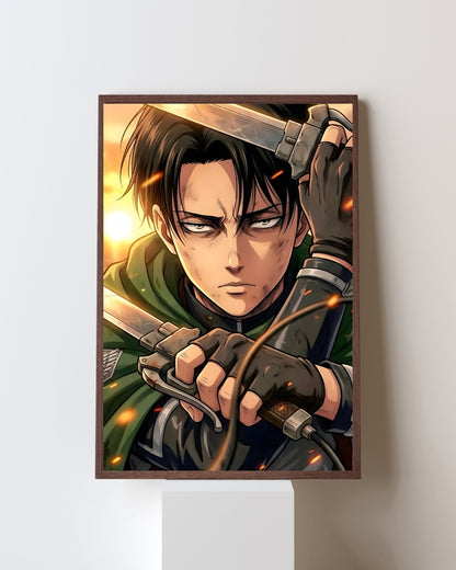 ATTACK ON TITAN LEVI ACKERMAN POSTER 08