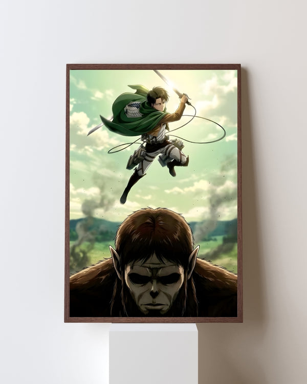 ATTACK ON TITAN LEVI ACKERMAN POSTER 09