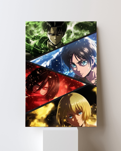 ATTACK ON TITAN TRIO POSTER 01