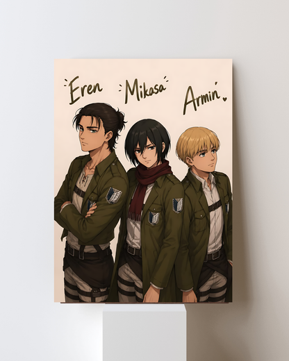 ATTACK ON TITAN TRIO POSTER 06