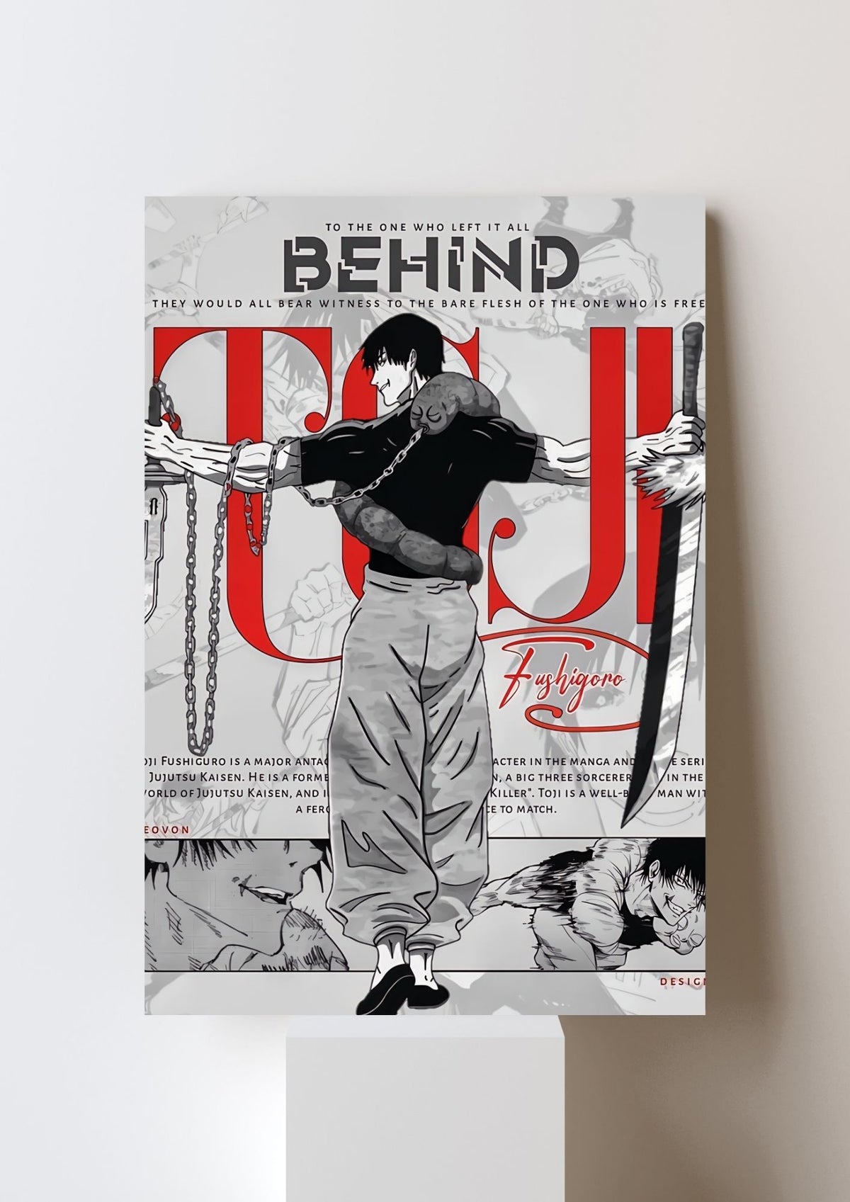 TOJI FUSHIGURO POSTER 26